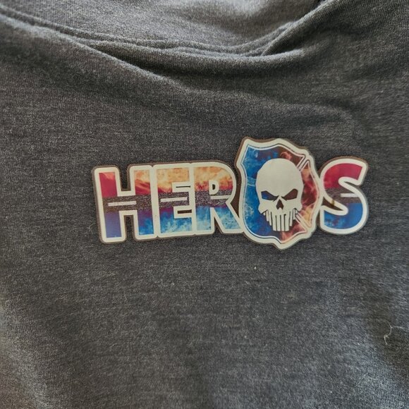 Womens Under Armour Sweatshirt Funnel/Cowl Neck Black XL John SC Abbott Heroes - Picture 9 of 13